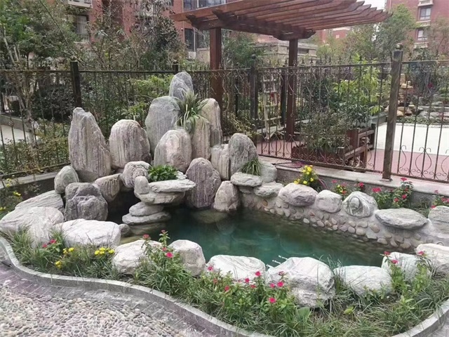 安康家庭庭院水景设计